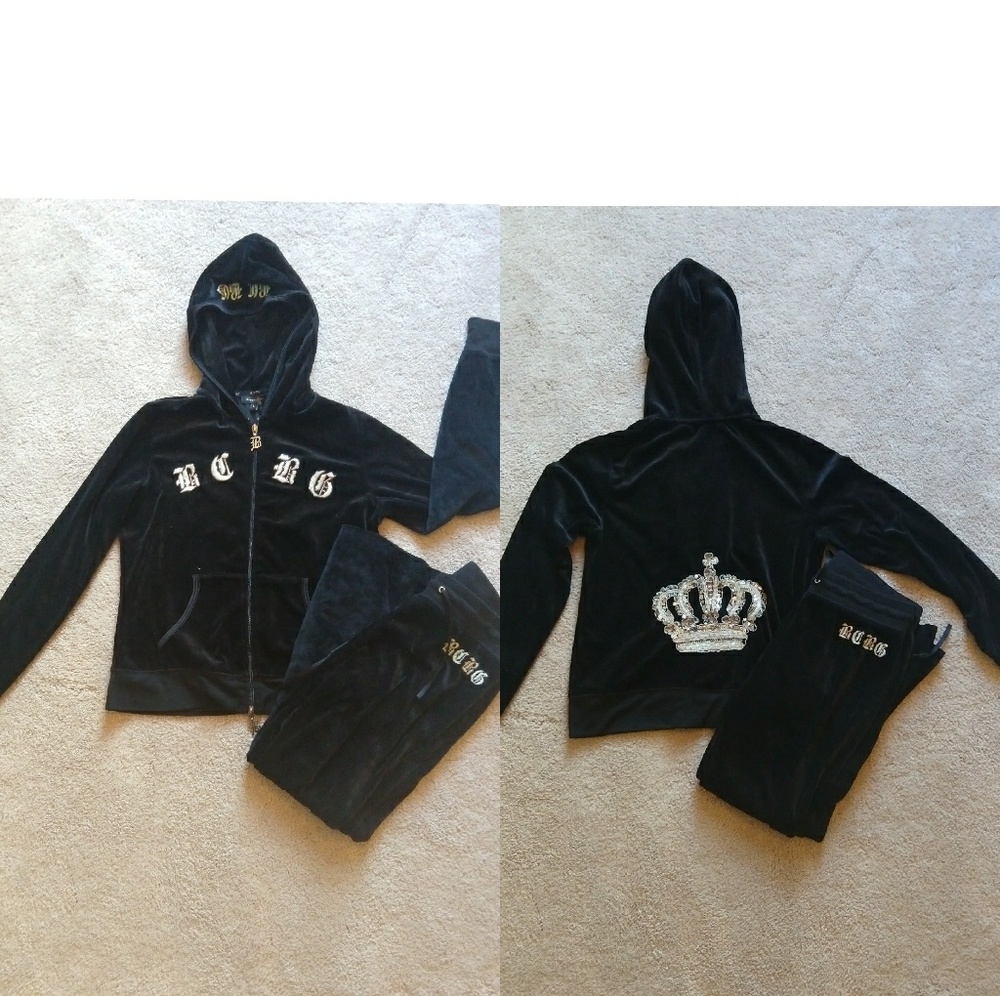 GUC black BCBGMaxAzria tracksuit